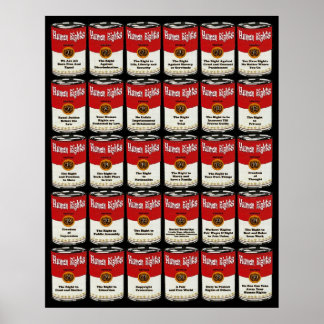 Poster mensenrechten