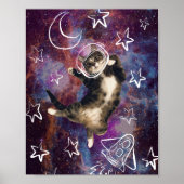 Poster Meowstronaut Kiba (Voorkant)