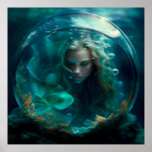 Poster mermaid (Voorkant)