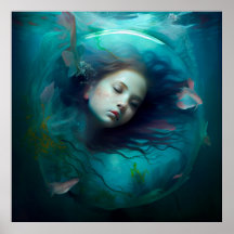 Poster mermaid