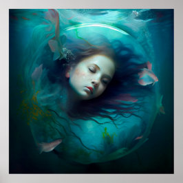 Poster mermaid