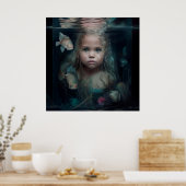 Poster mermaid (Keuken)