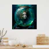 Poster mermaid (Keuken)