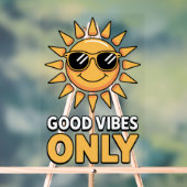 Poster met alleen goede vibraties (Neutraal)