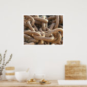 Poster met ankerketting (Keuken)