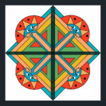 Poster met Art Deco Thema en Funny Facs<br><div class="desc">Poster met Art Deco Thema en Funny Facs</div>