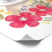 Poster met baby luiaard Mooie baby luiaard kinderk (Hoek)