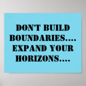 Poster met bericht van binnenkomst (Voorkant)