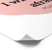 Poster met Bijbelvers 30x30cm (Hoek)