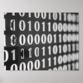 Poster met binaire code (Voorkant)