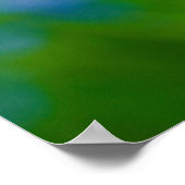 Poster met blauwe klokjes bloem (Hoek)