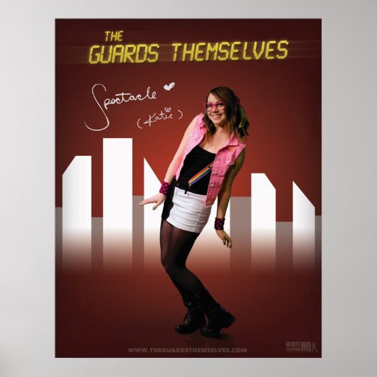 Poster met briljante tekens (Voorkant)