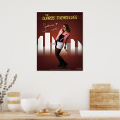 Poster met briljante tekens (Keuken)