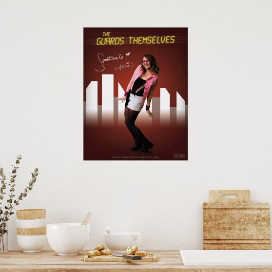 Poster met briljante tekens (Keuken)