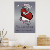 Poster met buitensporige winsten (Keuken)