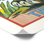 Poster met  Circus Tiger afdrukken (Hoek)