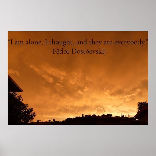 Poster met citaat. (Voorkant)