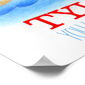 Poster met citaat voor jongenskamer met vuurtoren (Hoek)