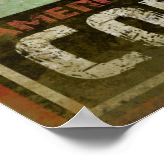 Poster met Cool Aspen Ski Print (Hoek)