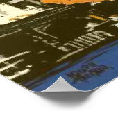 Poster met Cool  New York Print (Hoek)