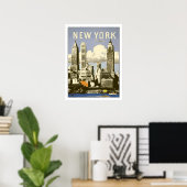 Poster met Cool New York Print (Thuiskantoor)
