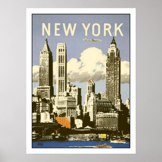 Poster met Cool New York Print (Voorkant)
