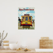 Poster met Cool San Francisco Print (Keuken)