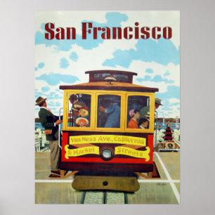 Poster met Cool San Francisco Print