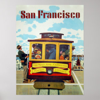 Poster met Cool San Francisco Print