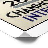 Poster met Cool Ski Poster uit Frankrijk (Hoek)