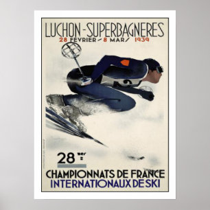 Poster met Cool Ski Poster uit Frankrijk