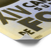 Poster met  Copa de America Soccer Print (Hoek)