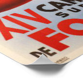 Poster met Copa de America Soccer Print (Hoek)