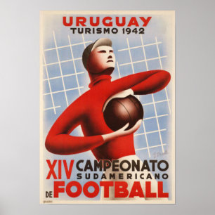 Poster met  Copa de America Soccer Print