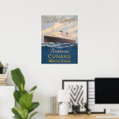 Poster met cruiseschepen Adverteren Poster (Thuiskantoor)