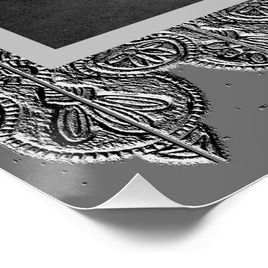 Poster met  danser (Hoek)