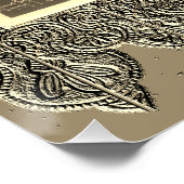 Poster met  danser (Hoek)