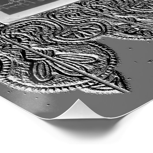 Poster met  danser (Hoek)