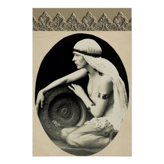 Poster met  danser (Voorkant)