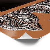 Poster met  danseres Kyra (Hoek)