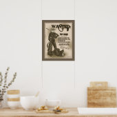 Poster met de beste hand van Cowgirl (Keuken)