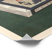 Poster met de  Californische Vruchtdame (Hoek)