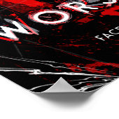 Poster met de ergste angst - 16 x 20 inch (Hoek)