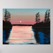 Poster met de Georgische baai