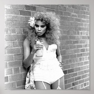 Poster met de koningin NYC Gay Pride Day 1989