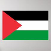 Poster met de Palestijnse vlag (Voorkant)