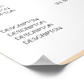 Poster met de prijslijst voor gouddiamant (Hoek)