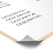 Poster met de prijslijst voor gouddiamant (Hoek)