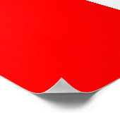 Poster met de vlag van Canada (Hoek)