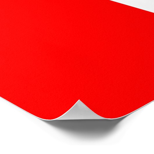 Poster met de vlag van Canada (Hoek)